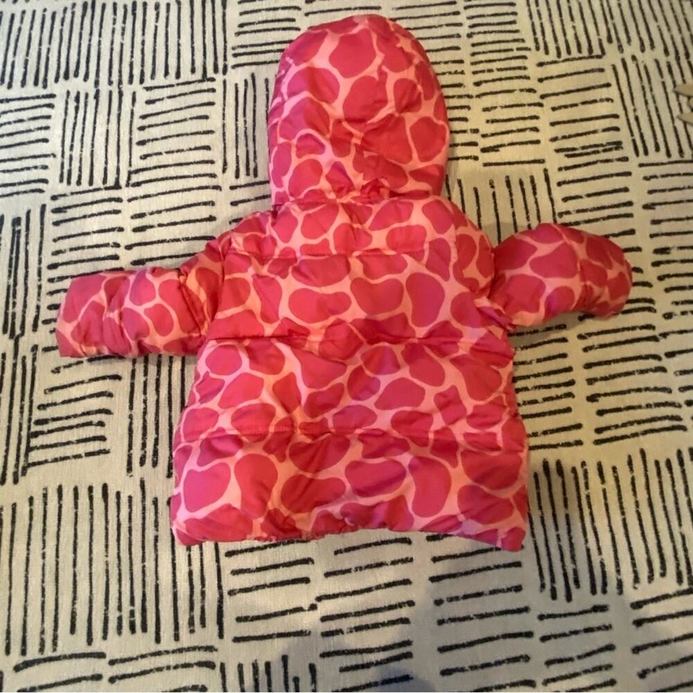 Pink Heart Pattern Kids Jacket - Picture 3 of 3